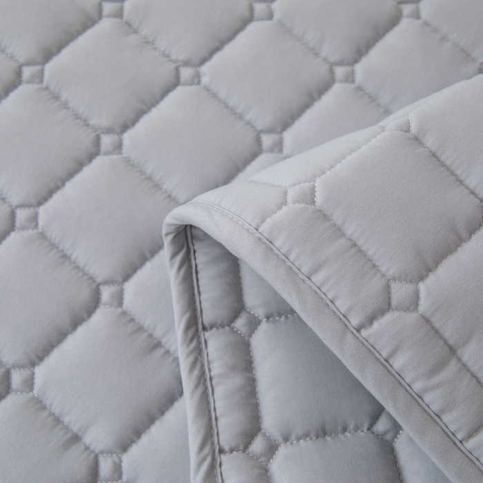 91家纺网 家纺一手货源 找家纺 拾小柒 2025新款A类原棉大豆纤维加厚床褥子床垫保护垫铺床款学生款 高级灰 学生款