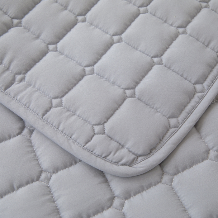 91家纺网 家纺一手货源 找家纺 拾小柒 2025新款A类原棉大豆纤维加厚床褥子床垫保护垫铺床款学生款 高级灰 学生款