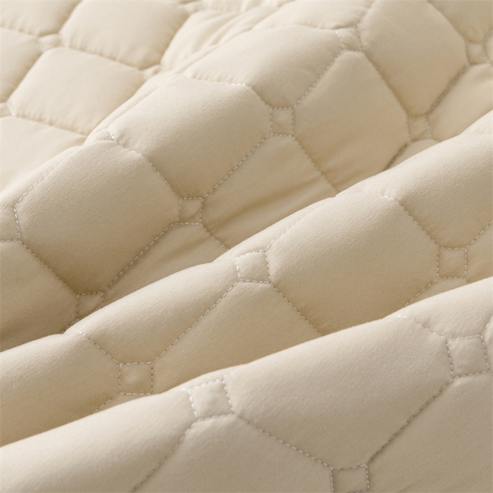 91家纺网 家纺一手货源 找家纺 拾小柒 2025新款A类原棉大豆纤维加厚床褥子床垫保护垫铺床款成人款-床护垫 咖 成人款