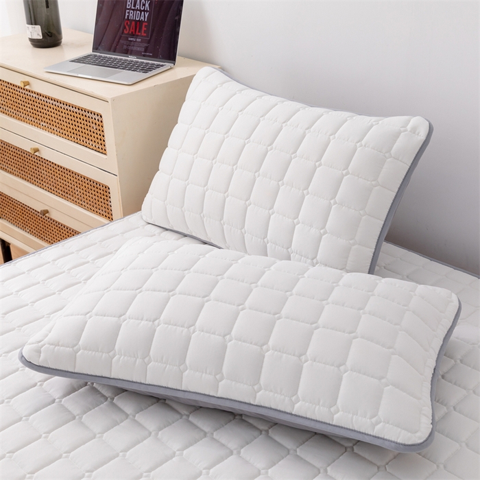 91家纺网 家纺一手货源 找家纺 拾小柒 2025新款A类原棉大豆纤维加厚床褥子床垫保护垫铺床款成人款-床护垫 白 成人款