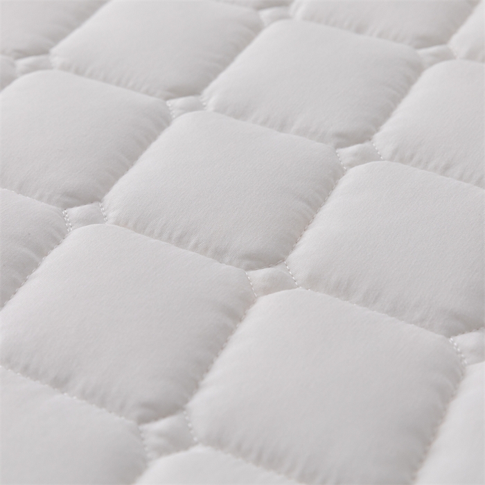91家纺网 家纺一手货源 找家纺 拾小柒 2025新款A类原棉大豆纤维加厚床褥子床垫保护垫铺床款成人款-床护垫 白 成人款