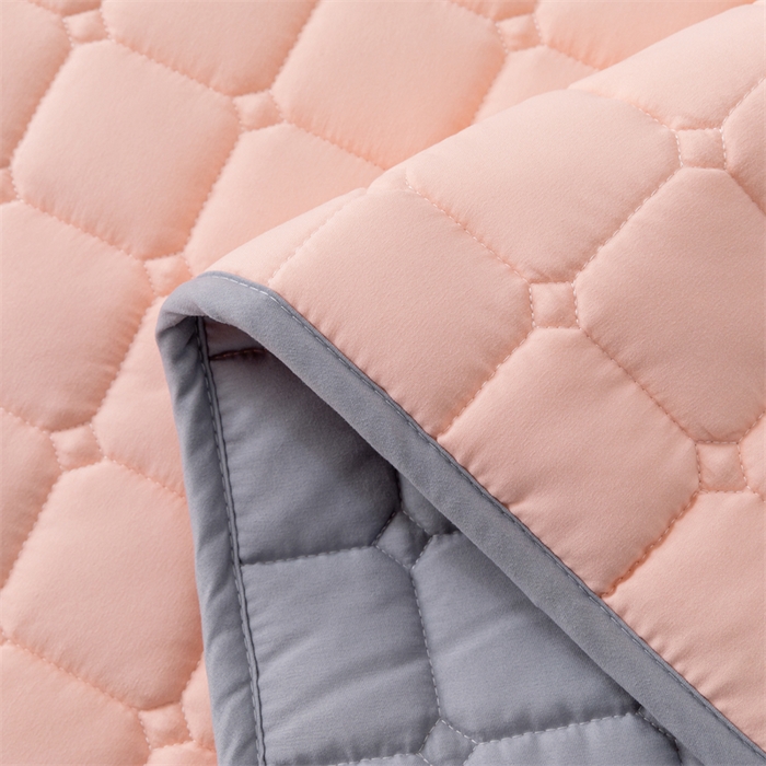 91家纺网 家纺一手货源 找家纺 拾小柒 2025新款A类原棉大豆纤维加厚床褥子床垫保护垫铺床款成人款-床护垫 粉 成人款