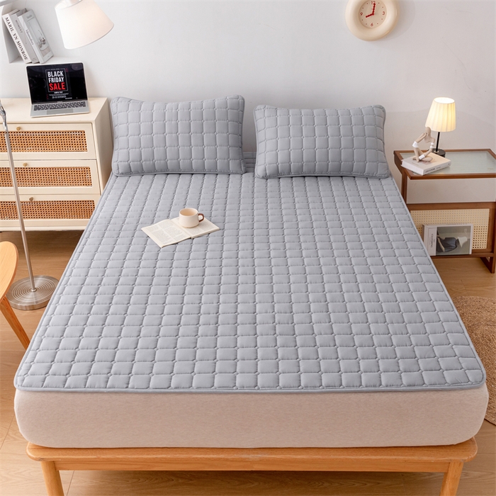 91家纺网 家纺一手货源 找家纺 （总）拾小柒 2025新款A类原棉大豆纤维加厚床褥子床垫保护垫铺床款成人款-床护垫