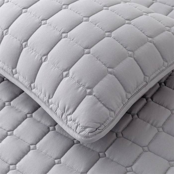 91家纺网 家纺一手货源 找家纺 拾小柒 2025新款A类原棉大豆纤维加厚床褥子床垫保护垫铺床款成人款-床护垫 高级灰 成人款