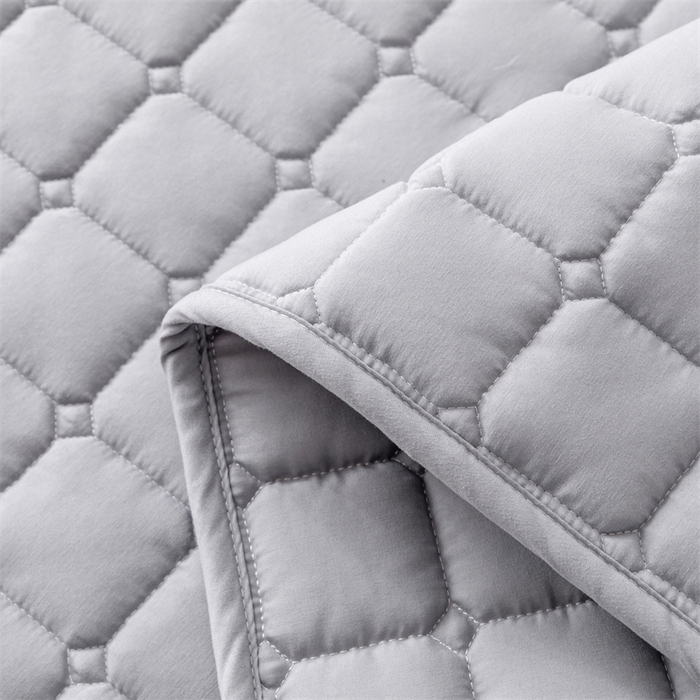 91家纺网 家纺一手货源 找家纺 拾小柒 2025新款A类原棉大豆纤维加厚床褥子床垫保护垫铺床款成人款-床护垫 高级灰 成人款