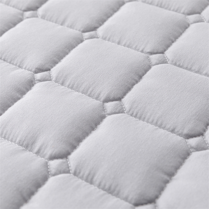 91家纺网 家纺一手货源 找家纺 拾小柒 2025新款A类原棉大豆纤维加厚床褥子床垫保护垫铺床款成人款-床护垫 高级灰 成人款