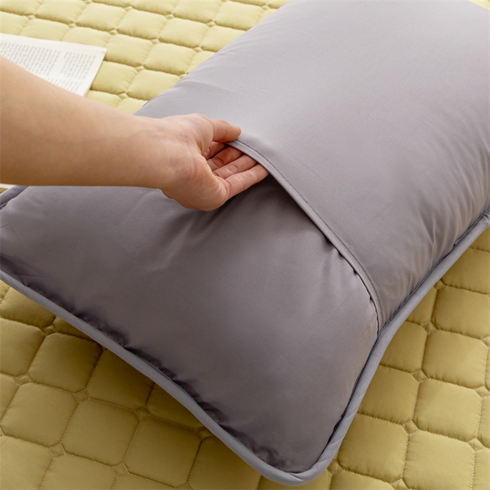 91家纺网 家纺一手货源 找家纺 拾小柒 2025新款A类原棉大豆纤维加厚床褥子床垫保护垫铺床款成人款-床护垫 姜黄 成人款