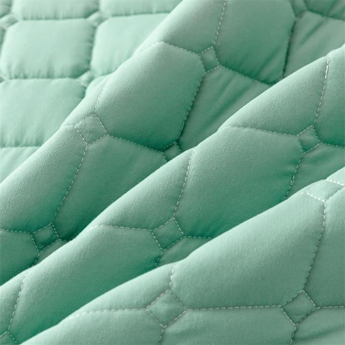 91家纺网 家纺一手货源 找家纺 拾小柒 2025新款A类原棉大豆纤维加厚床褥子床垫保护垫铺床款成人款-床护垫 绿 成人款