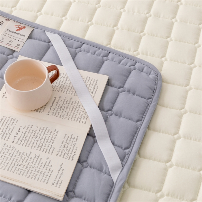 91家纺网 家纺一手货源 找家纺 拾小柒 2025新款A类原棉大豆纤维加厚床褥子床垫保护垫铺床款成人款-床护垫 米白 成人款