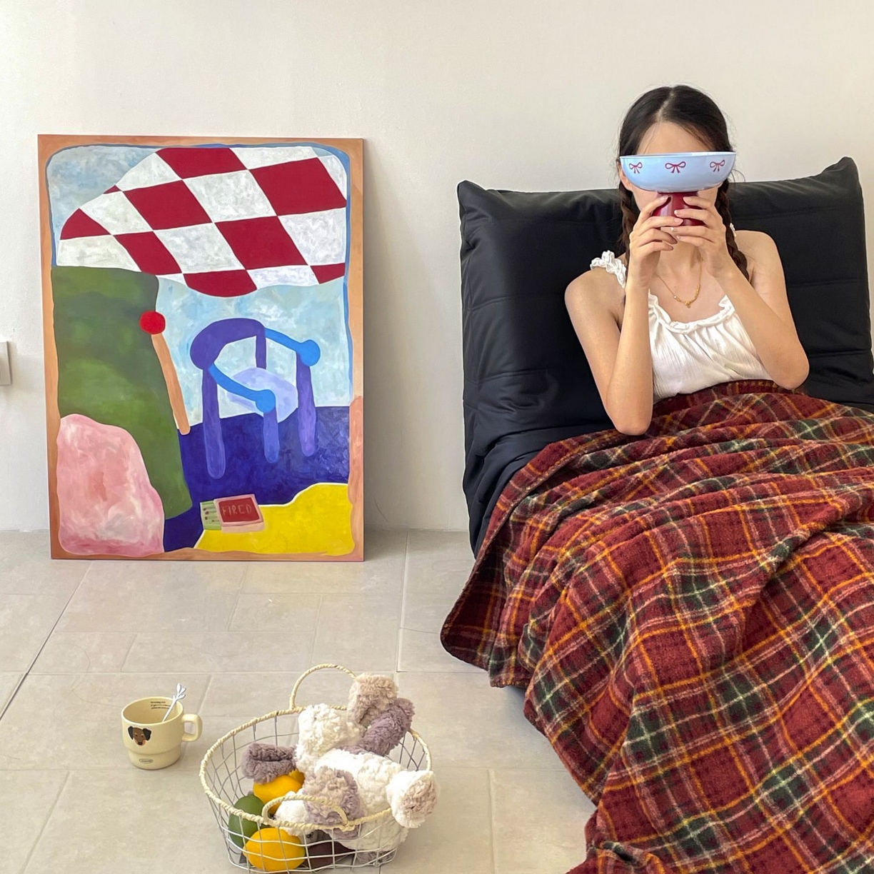 91家纺网 家纺一手货源 找家纺 十里居 2025新款双面绵羊绒多功能盖毯沙发毯户外毛毯 节日派对