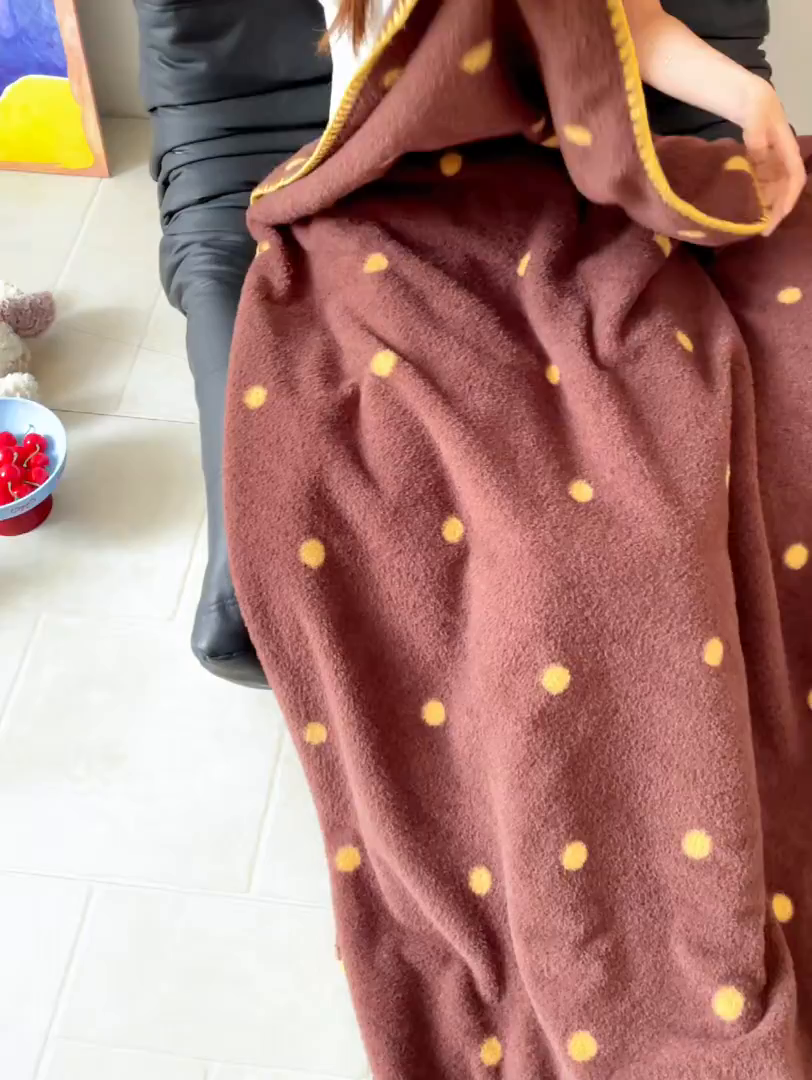 91家纺网 家纺一手货源 找家纺 （总）十里居 2025新款双面绵羊绒多功能盖毯沙发毯户外毛毯