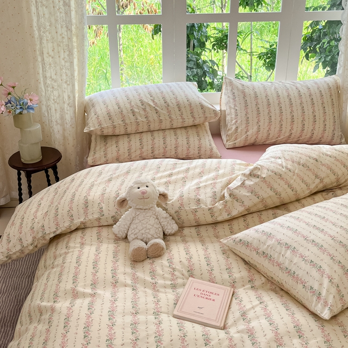 91家纺网 家纺一手货源 找家纺 （总）柠馨 2025秋冬新款全棉印花四件套