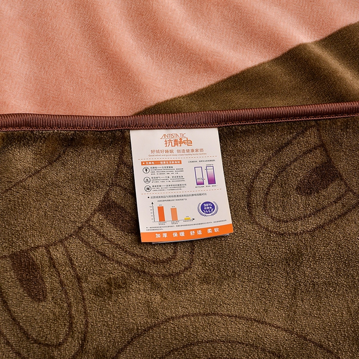 91家纺网 家纺一手货源 找家纺 博兰蒂 2025新款床裙款高克重牛奶绒印花四件套拉布布