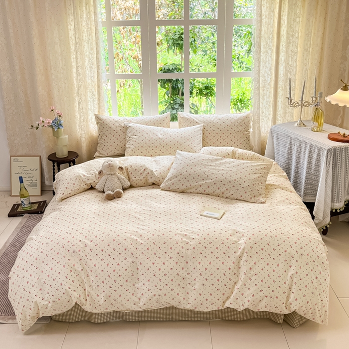 91家纺网 家纺一手货源 找家纺 （总）柠馨 2025秋冬新款全棉印花四件套