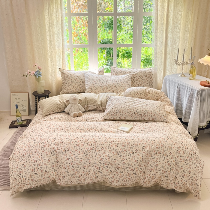 91家纺网 家纺一手货源 找家纺 （总）柠馨 2025秋冬新款全棉印花四件套