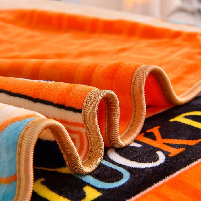 91家纺网 家纺一手货源 找家纺 博兰蒂 2025新款床裙款高克重牛奶绒印花单被套三生有幸