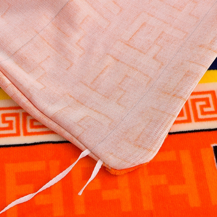 91家纺网 家纺一手货源 找家纺 博兰蒂 2025新款床裙款高克重牛奶绒印花单被套三生有幸