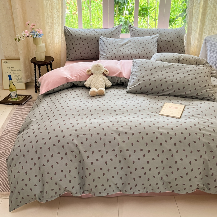 91家纺网 家纺一手货源 找家纺 （总）柠馨 2025秋冬新款全棉印花四件套