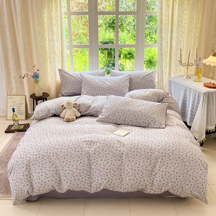 91家纺网 家纺一手货源 找家纺 （总）柠馨 2025秋冬新款全棉印花四件套