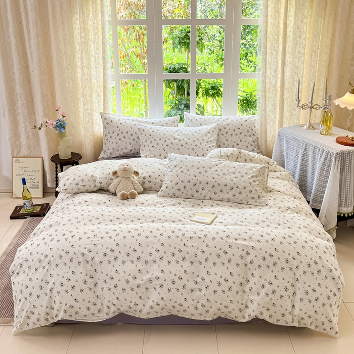 91家纺网 家纺一手货源 找家纺 （总）柠馨 2025秋冬新款全棉印花四件套