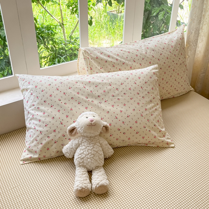 91家纺网 家纺一手货源 找家纺 柠馨 2025秋冬新款全棉印花四件套 花啵兔 