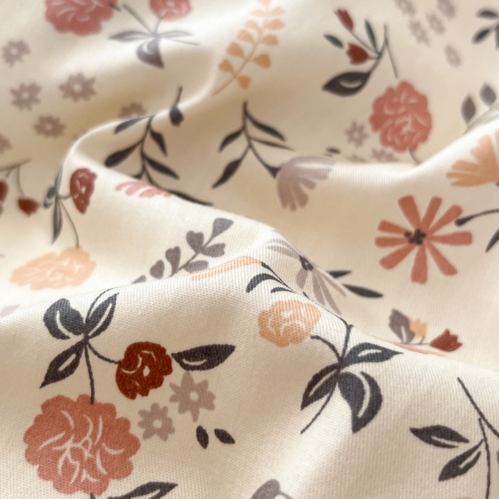 91家纺网 家纺一手货源 找家纺 柠馨 2025秋冬新款全棉印花四件套 花信