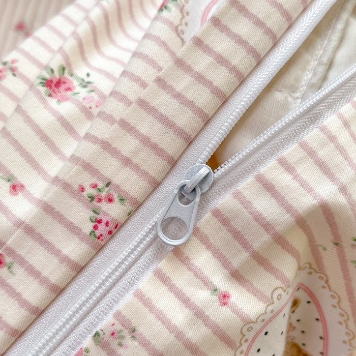 91家纺网 家纺一手货源 找家纺 柠馨 2025秋冬新款全棉印花四件套 花熊噗