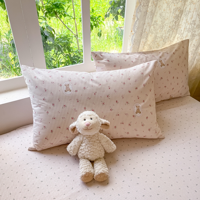 91家纺网 家纺一手货源 找家纺 柠馨 2025秋冬新款全棉印花四件套 花熊噗