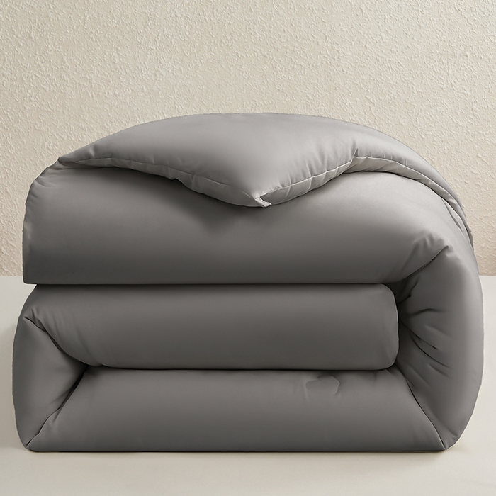 91家纺网 家纺一手货源 找家纺 棠婷 2025新款A类亲肤大豆被被子被芯 灰色