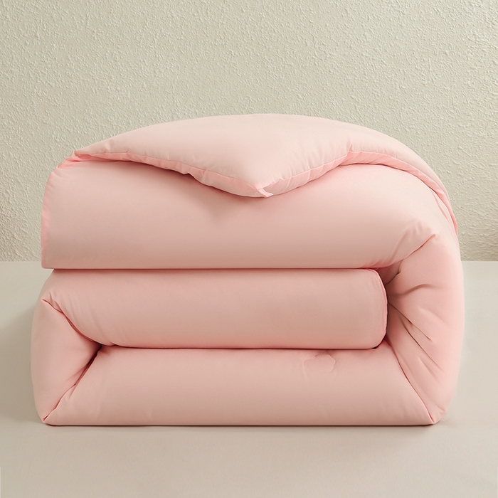 91家纺网 家纺一手货源 找家纺 棠婷 2025新款A类亲肤大豆被被子被芯 粉色