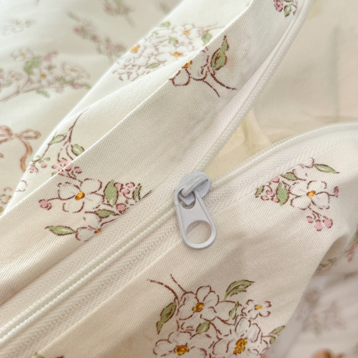 91家纺网 家纺一手货源 找家纺 柠馨 2025秋冬新款全棉印花四件套 浅草