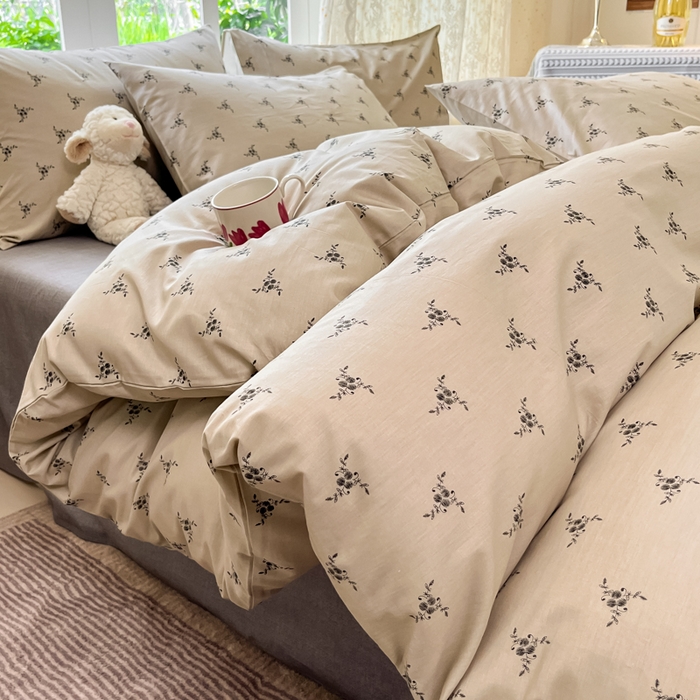 91家纺网 家纺一手货源 找家纺 柠馨 2025秋冬新款全棉印花四件套 日光漫游