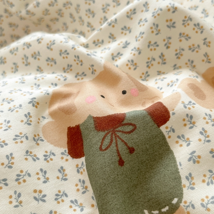 91家纺网 家纺一手货源 找家纺 柠馨 2025秋冬新款全棉印花四件套 拾光象