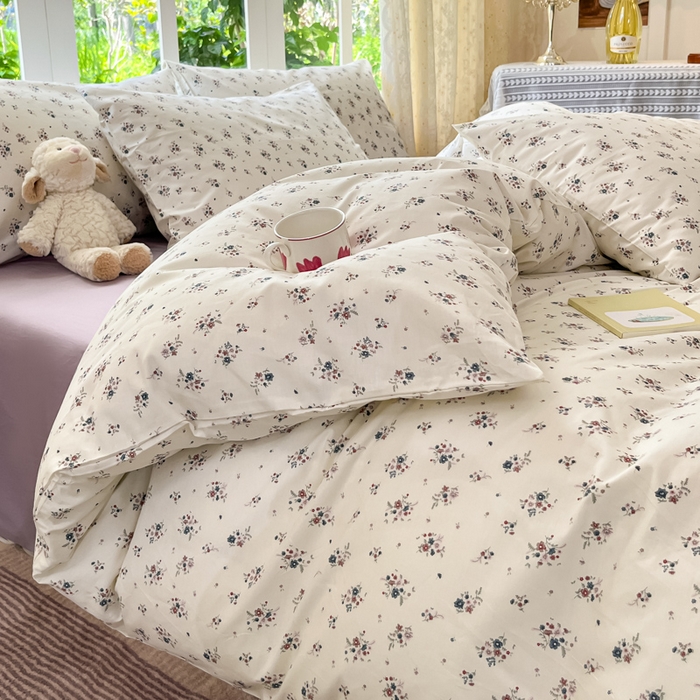 91家纺网 家纺一手货源 找家纺 柠馨 2025秋冬新款全棉印花四件套 疏影