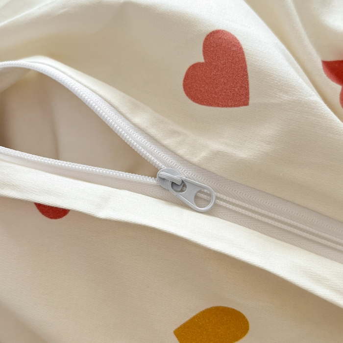 91家纺网 家纺一手货源 找家纺 柠馨 2025秋冬新款全棉印花四件套 桃叽 