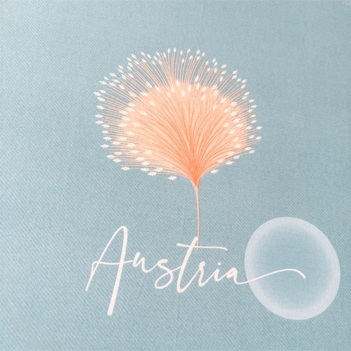 91家纺网 家纺一手货源 找家纺 缦彩 2025新款全棉纯棉磨毛印花拉链式花边枕套一对 花信光夕-蓝