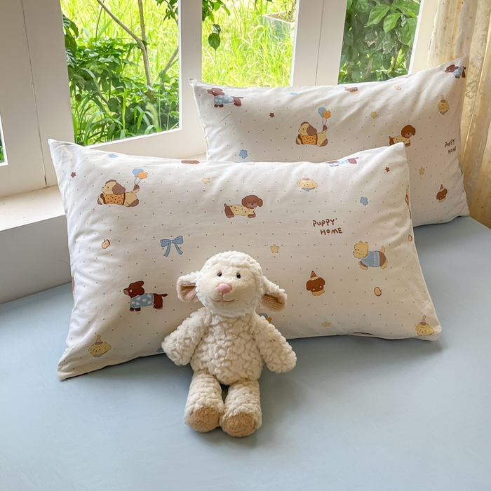 91家纺网 家纺一手货源 找家纺 柠馨 2025秋冬新款全棉印花四件套 甜蜜伙伴