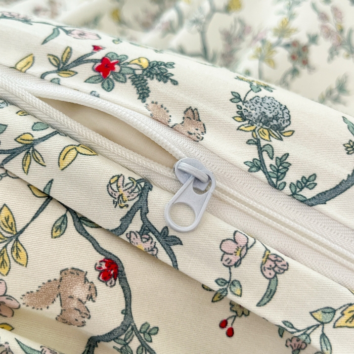 91家纺网 家纺一手货源 找家纺 柠馨 2025秋冬新款全棉印花四件套 微醺午后