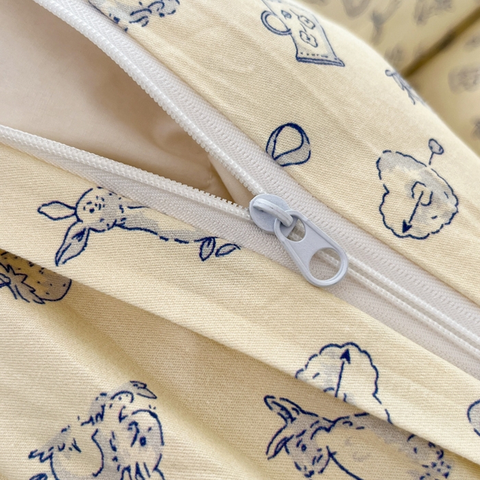 91家纺网 家纺一手货源 找家纺 柠馨 2025秋冬新款全棉印花四件套 星糖