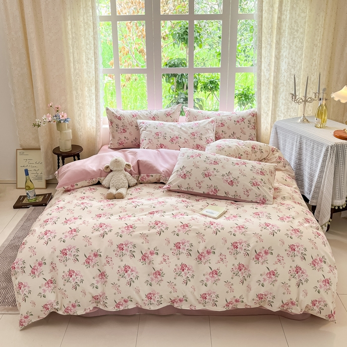 91家纺网 家纺一手货源 找家纺 （总）柠馨 2025秋冬新款全棉印花四件套