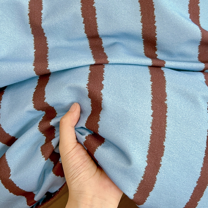 91家纺网 家纺一手货源 找家纺 品乐家纺 2025秋冬全棉加厚磨毛贝壳边四件套 知简-蓝