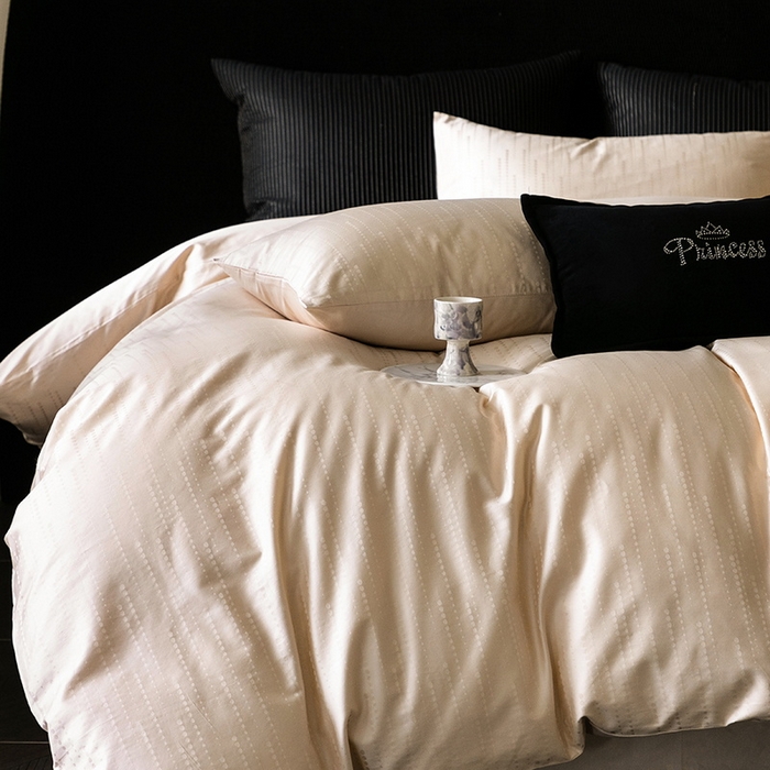 91家纺网 家纺一手货源 找家纺 （总）立奥被业 2025新款60支全棉贡缎提花四件套