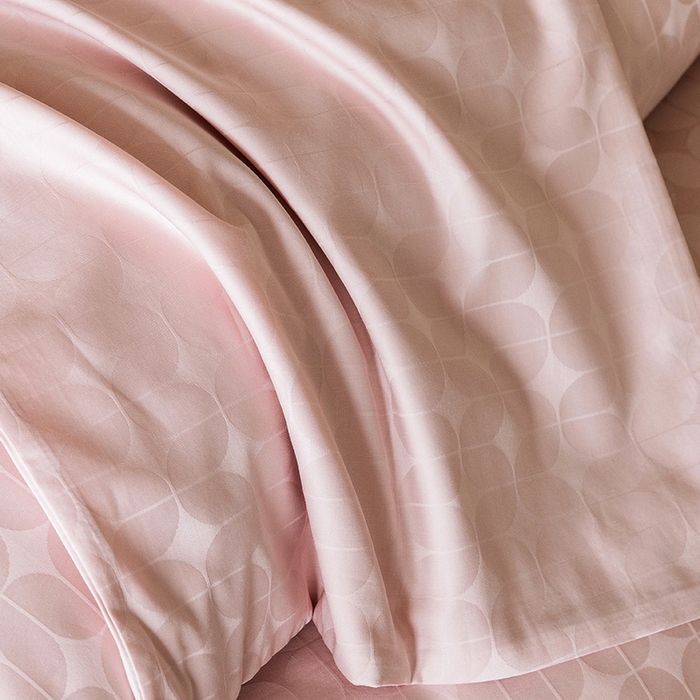 91家纺网 家纺一手货源 找家纺 立奥被业 2025新款60支全棉贡缎提花四件套 曲曲