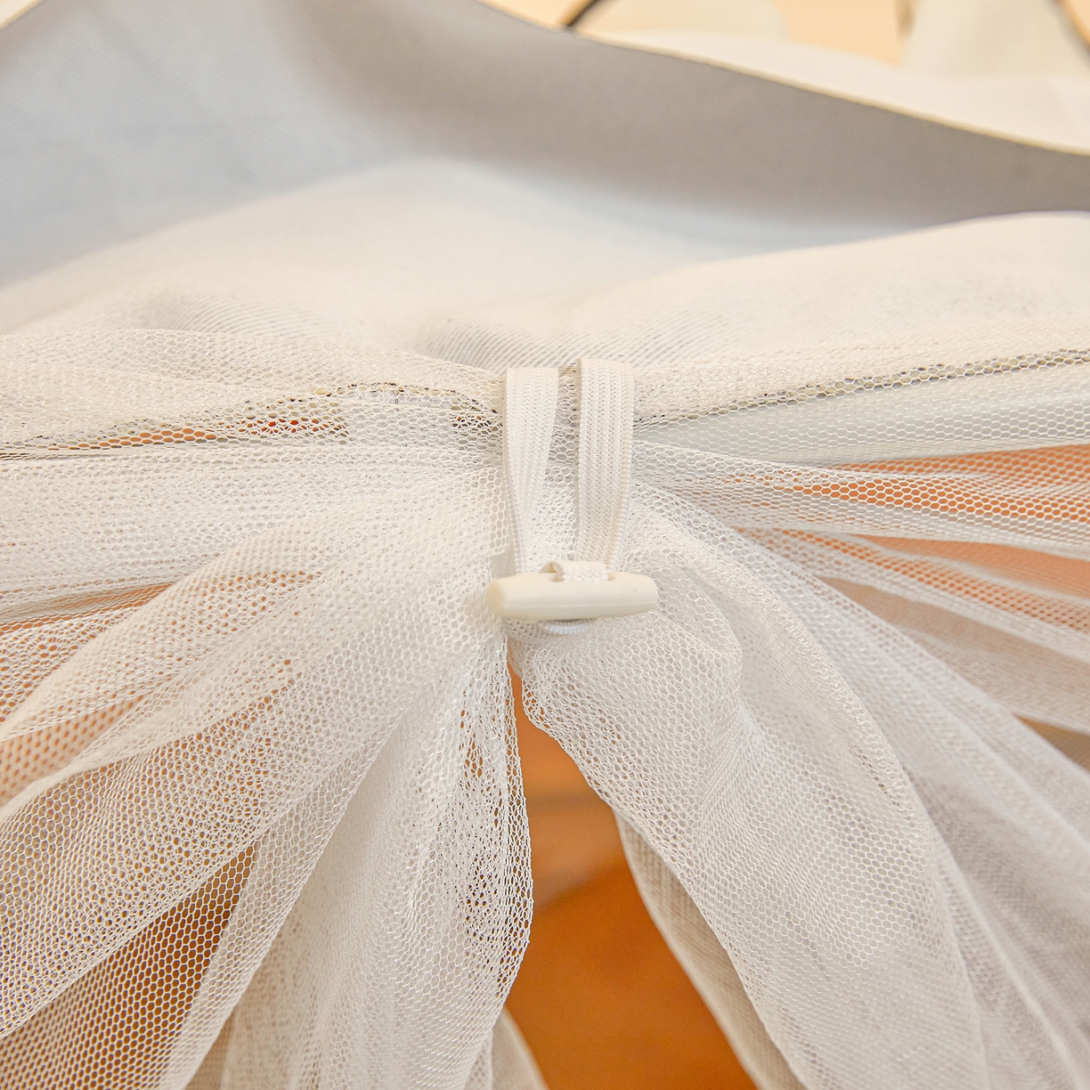 91家纺网 家纺一手货源 找家纺 卓尔居 2025新款学生遮光床帘高精密晨曦系列蚊帐晨曦黄-小狗头