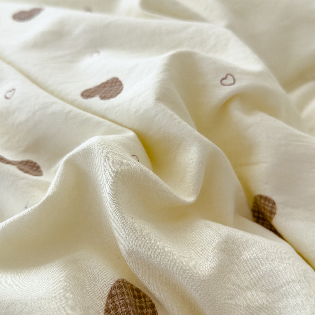 91家纺网 家纺一手货源 找家纺 蓝冰家纺 2025新款亚朵棉印花大豆冬被被子被芯 甜心啵啵