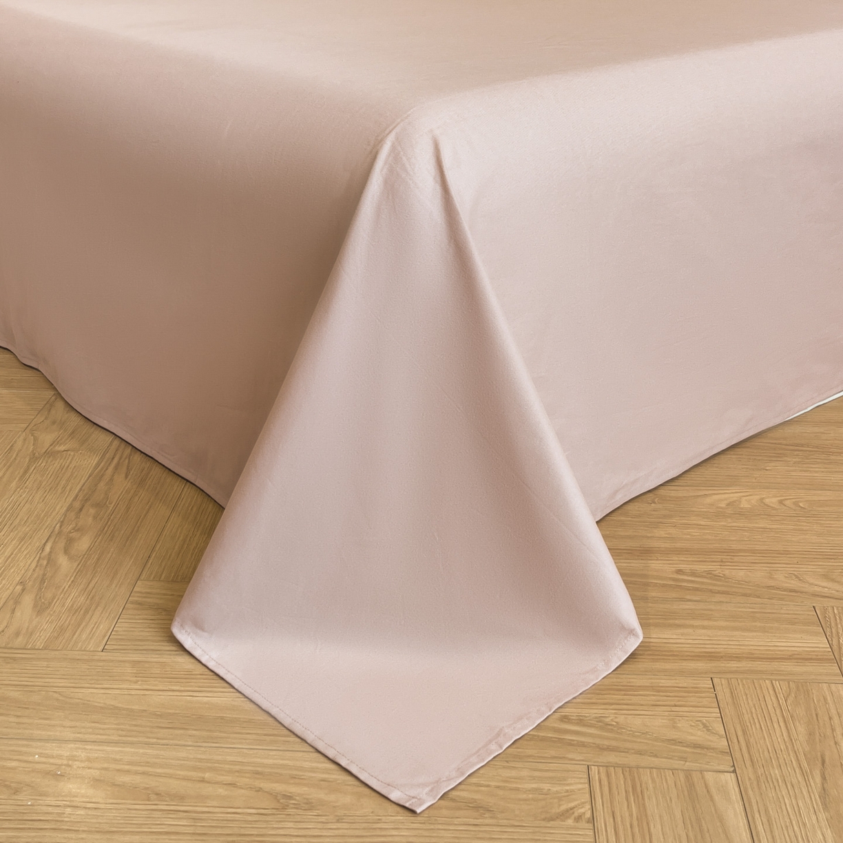 91家纺网 家纺一手货源 找家纺 柠馨2025全棉磨毛印花四件套精致小边款 花园精灵