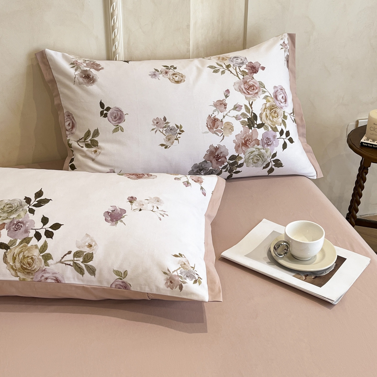 91家纺网 家纺一手货源 找家纺 柠馨2025全棉磨毛印花四件套精致小边款 黎锦