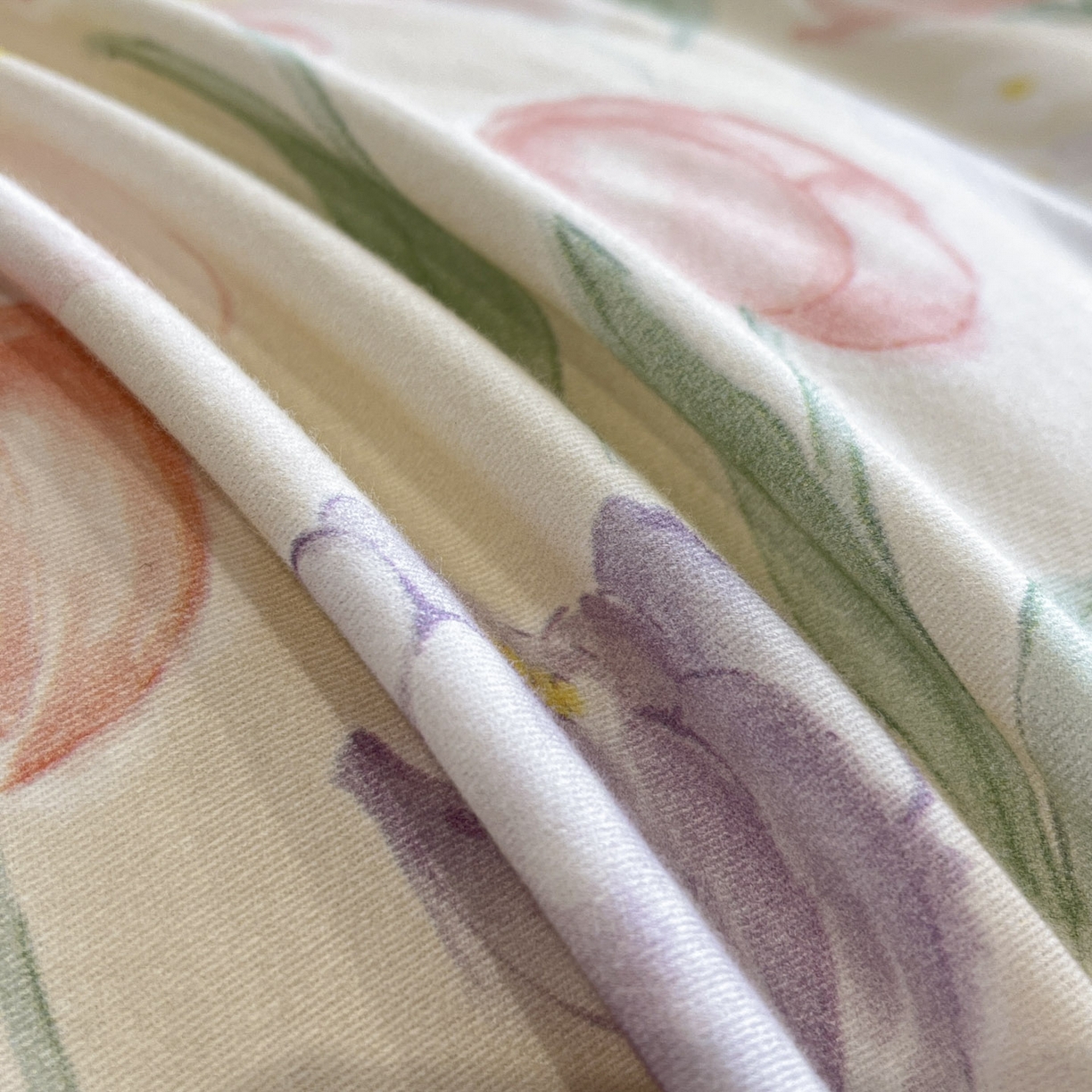 91家纺网 家纺一手货源 找家纺 柠馨2025全棉磨毛印花四件套精致小边款 清嘉