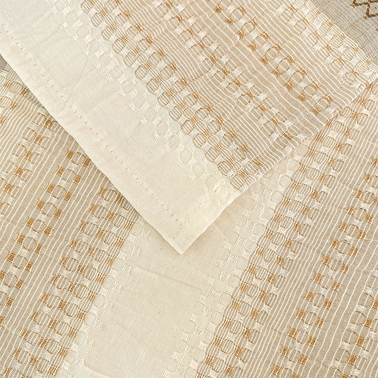 91家纺网 家纺一手货源 找家纺 灰鲸 2025新款全棉色织提花单品床单 泛歌-咖