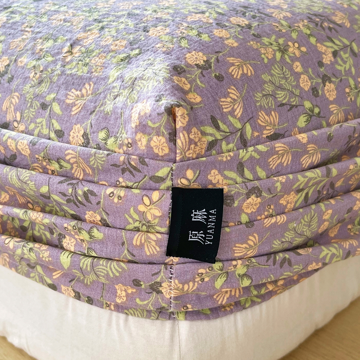 91家纺网 家纺一手货源 找家纺 宝士康家纺 2025新款10A抗菌原麻床笠套件/跨境/外贸 甜蜜紫园